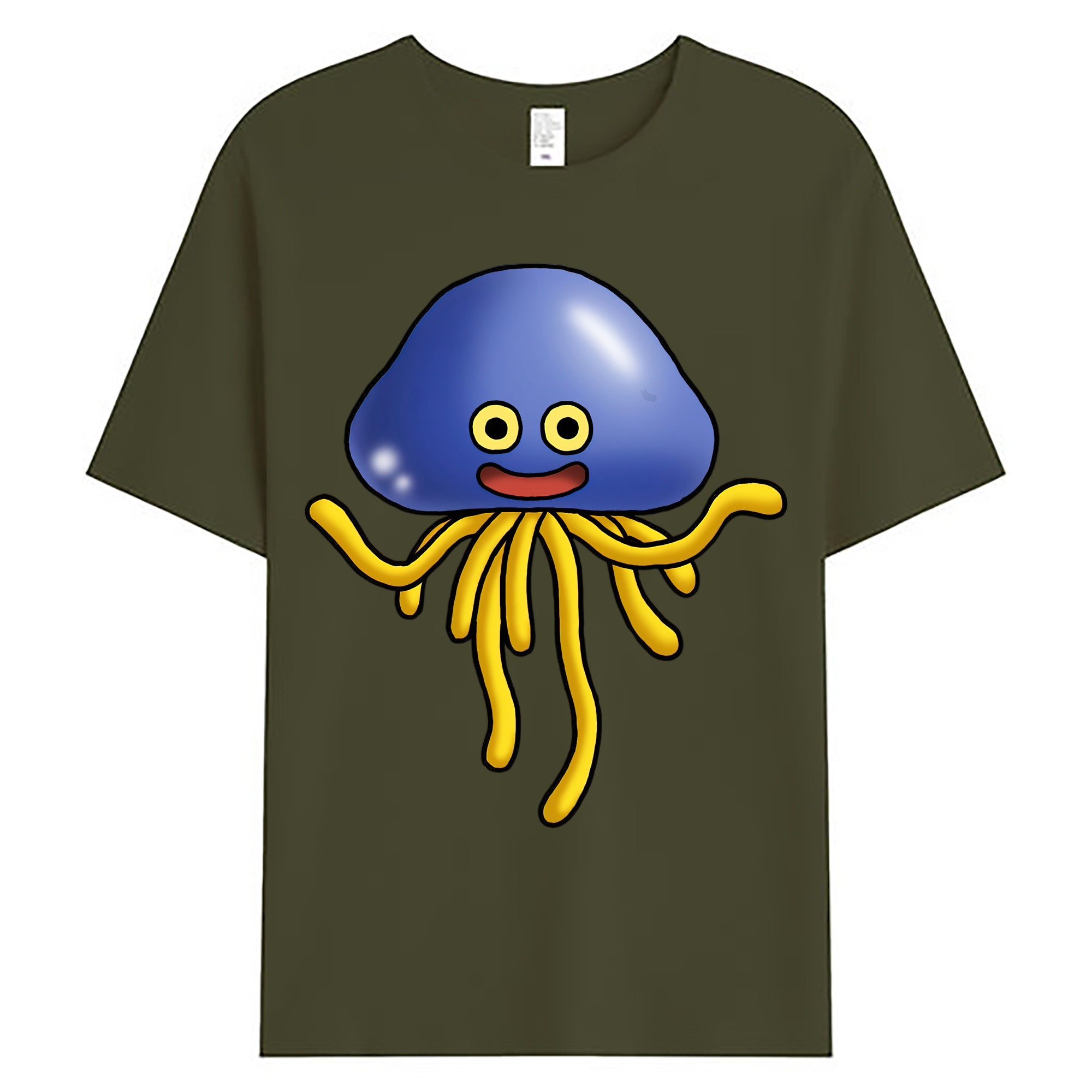 （画像用） ドラゴンクエスト Doragon Kuesuto Dragon Quest 綿100％ メンズ半袖Tシャツ｜肌触りやわらか＆通気性